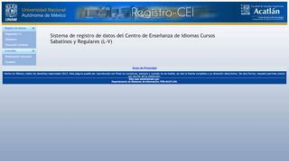 
                            2. Registro de Idioma - UNAM - FES Acatlán