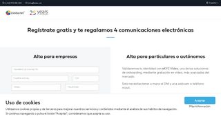 
                            1. Registro en Lleida.net