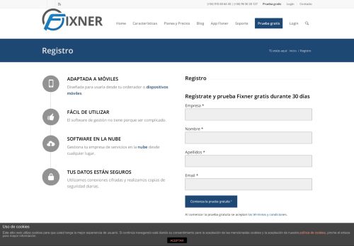 
                            4. Registro | Fixner