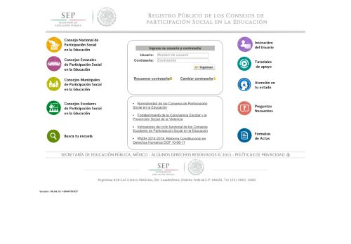 
                            3. Registro Público de Consejos Escolares