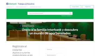 
                            1. Registro rapido - Trabaja en interbank