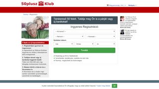 
                            4. Regisztráció - 50plusz-klub.hu Társkereső