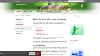 
                            8. Regler for fiskeri i ferskvand og saltvand - Fiskepleje.dk