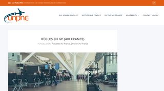 
                            13. Règles en GP (Air France) - UNPNC | Syndicat PNC