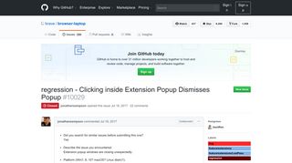 
                            8. regression - Clicking inside Extension Popup Dismisses Popup · Issue ...