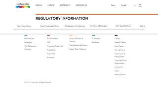 
                            10. Regulatory Information - Technicolor