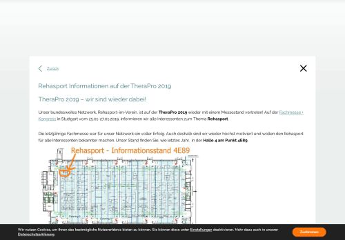 
                            7. Rehasport Informationen auf der TheraPro 2019 in Stuttgart