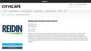 
                            8. Reidin Real Estate Information | Real Estate Directory - Cityscape Online