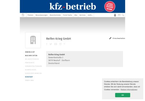 
                            5. Reifen Krieg GmbH in Neuhof - Dorfborn - kfz-betrieb