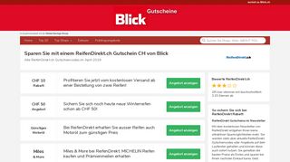 
                            10. ReifenDirekt.ch - Blick Gutscheine