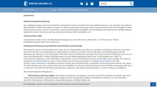 
                            6. ReifenDirekt.Ch Datenschutzerklärung - Reifen-online.ch