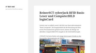 
                            4. ReinerSCT cyberJack RFID Basis-Leser und ComputerBILD loginCard