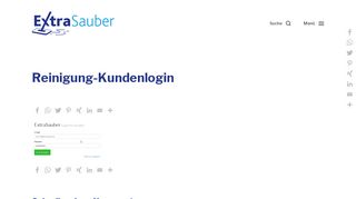 
                            8. Reinigung-Kundenlogin | ExtraSauber Blog