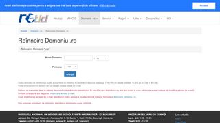 
                            3. Reînnoire Domeniu .ro | RoTLD - Romania Top Level Domain