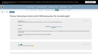 
                            8. Reinschaun lohnt sich!!! 1000 ebesucher für Anm... | eBesucher.de