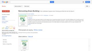 
                            13. Reinventing Green Building: Why Certification Systems Aren't Working ...