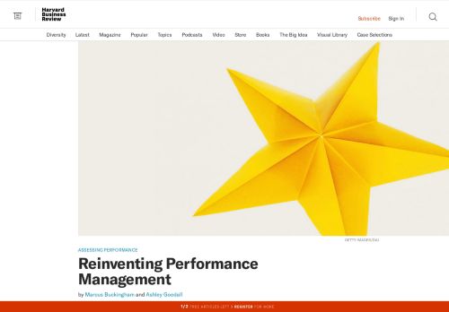 
                            10. Reinventing Performance Management - Harvard Business Review