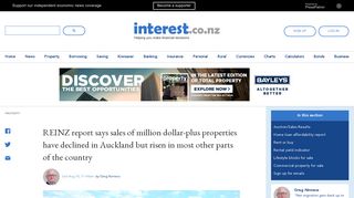 
                            8. REINZ report says sales of million dollar-plus properties have declined ...