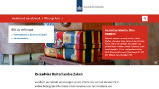 
                            3. Reisadvies Buitenlandse Zaken | Reizen | Nederlandwereldwijd.nl ...