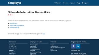 
                            13. Reise & utlegg - Simployer HRM fra Infotjenester