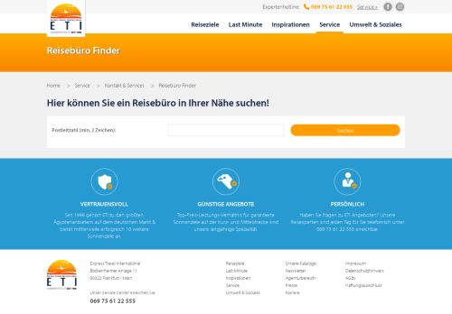 
                            2. Reisebüro Finder - ETI