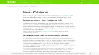 
                            8. Reisebüro- & Vertriebspartner von FlixBus werden