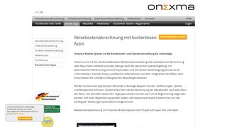 
                            4. Reisekosten abrechnen unterwegs. Mobile Apps ... - Onexma.com