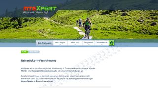 
                            10. Reiserücktrittsversicherung - MTB Xpert