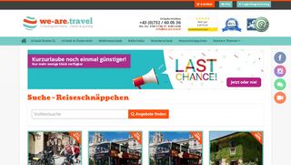 
                            4. Reiseschnäppchen - Suche | we-are.travel