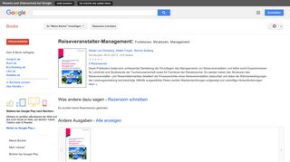 
                            6. Reiseveranstalter-Management: Funktionen, Strukturen, Management