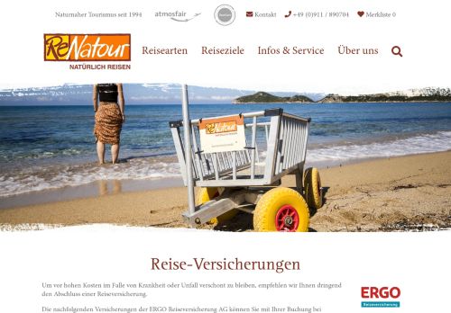 
                            10. Reiseversicherungen > renatour.de