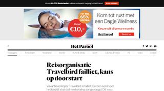 
                            10. Reisorganisatie Travelbird failliet, kans op doorstart - Amsterdam ...