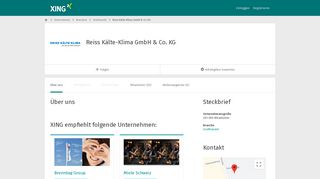 
                            8. Reiss Kälte-Klima GmbH & Co. KG als Arbeitgeber | XING Unternehmen