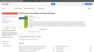 
                            11. Reittherapie in Neurologie und Psychotherapie - Rezultate Google Books