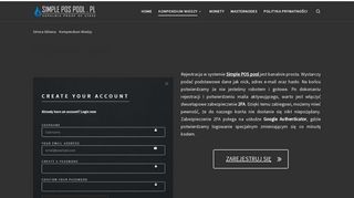 
                            10. Rejestracja i Login - Simple POS pool