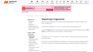 
                            2. Rejestracja i logowanie - MyPolacy.de