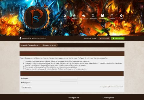 
                            3. Rejoignez Paragon - Forums de Paragon Servers