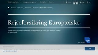 
                            12. Rejseforsikring Europæiske - Djøf