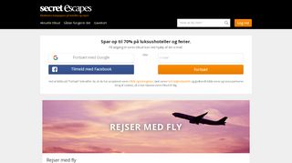 
                            5. Rejser med fly | Spar op til 70 % på luksusrejser | Secret Escapes