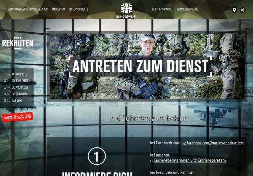 
                            3. Rekrut werden - Bundeswehr Karriere