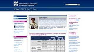 
                            11. Rekrutacja PK - Politechnika Krakowska