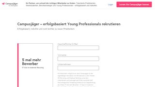 
                            8. Rekrutierungsguthaben sichern - Campusjäger