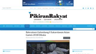
                            10. Rekrutmen Gelombang II Sukarelawan Asian Games 2018 Dibuka ...