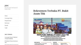 
                            9. Rekrutmen Terbuka PT. Bukit Asam Tbk – JCDC