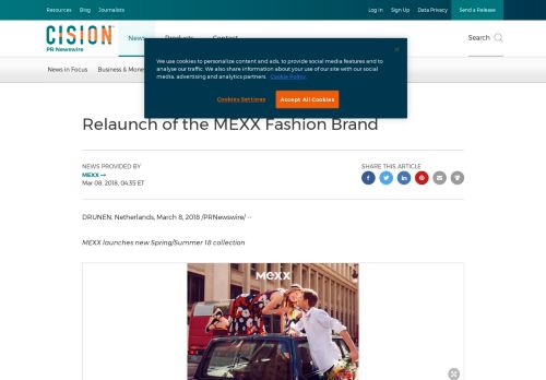 
                            6. Relaunch of the MEXX Fashion Brand - PR Newswire