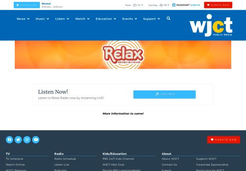 
                            13. Relax Radio - WJCT