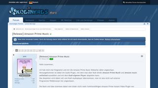 
                            1. [Release] Amazon Prime Music - Addon releases - Kodinerds.net ...