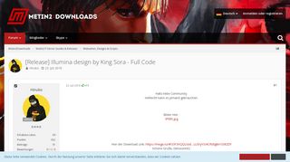 
                            2. [Release] Illumina design by King Sora - Full Code - Webseiten ...
