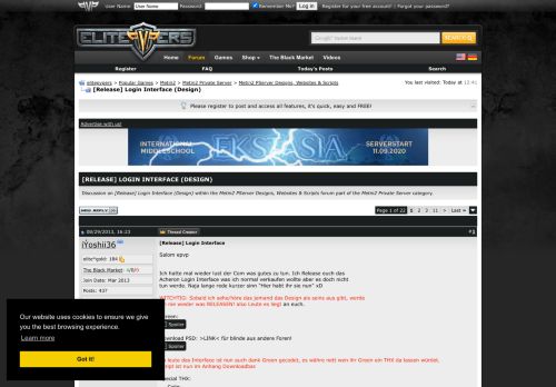 
                            1. [Release] Login Interface (Design) - Elitepvpers