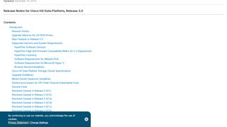 
                            13. Release Notes for Cisco HX Data Platform, Release 3.0 - Cisco